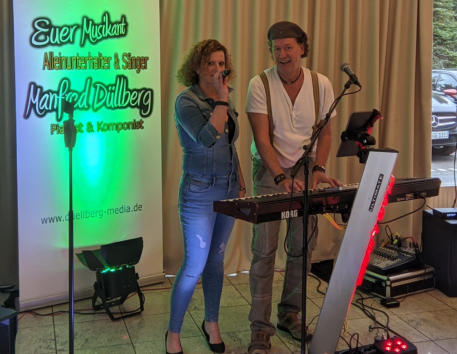 Melanie Klug und Manfred Düllberg - das Party Duo